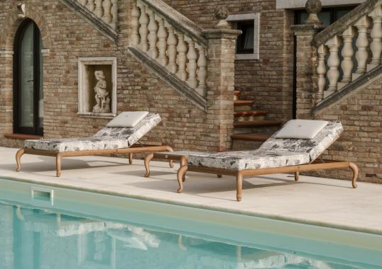 Коллекция уличной мебели модель Canopo Wood от фабрики Dolcefarniente