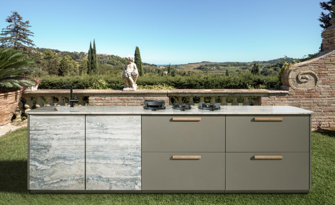 Коллекция уличной мебели модель Canopo Wood от фабрики Dolcefarniente