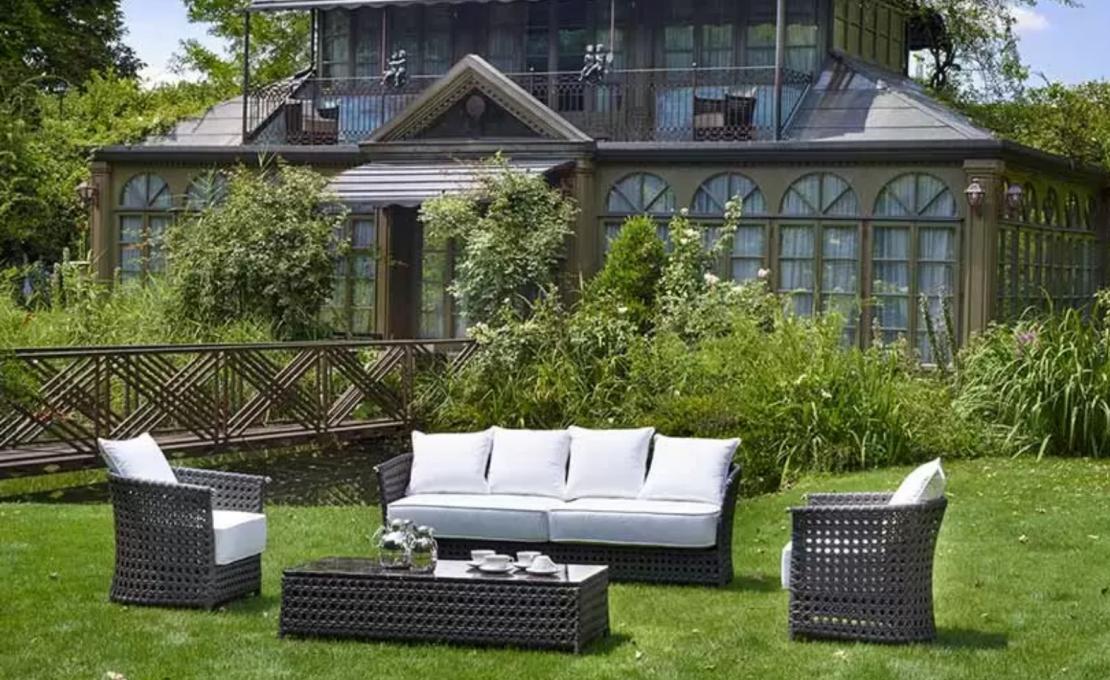 Коллекция уличной мебели модель Canopo Wood от фабрики Dolcefarniente