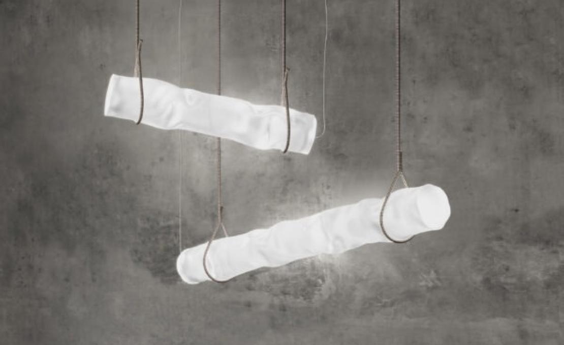 Подвесной светильник от фабрики Contardi модель Baggy Horizontal Pendant Lamp