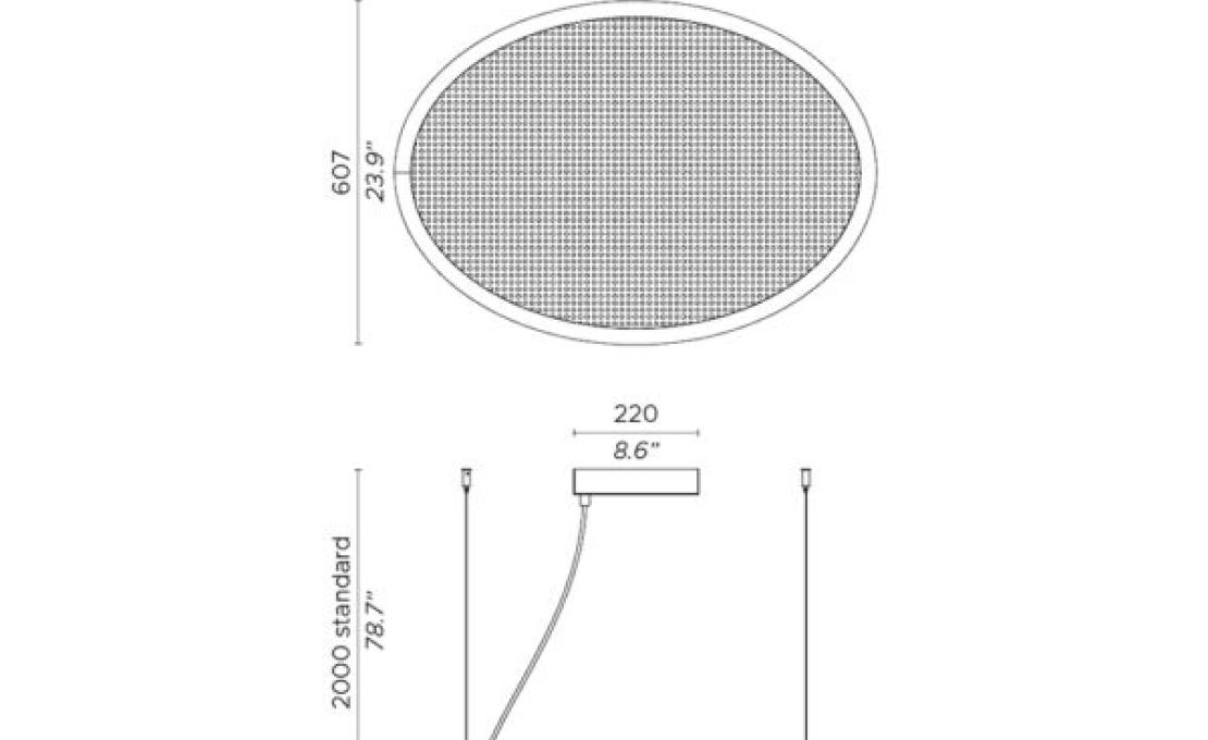 Подвесной светильник от фабрики Contardi модель Bogotà Pendant Lamp