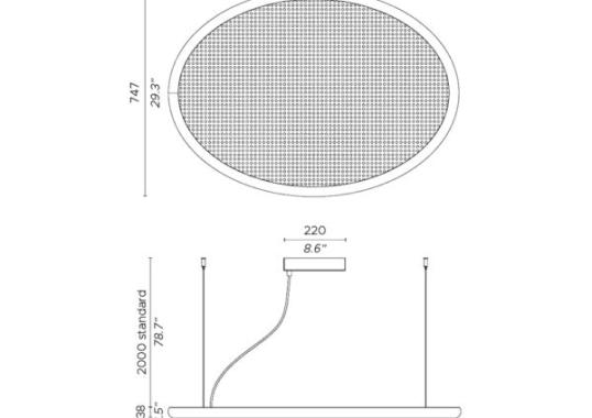 Подвесной светильник Contardi Bogotà image 6