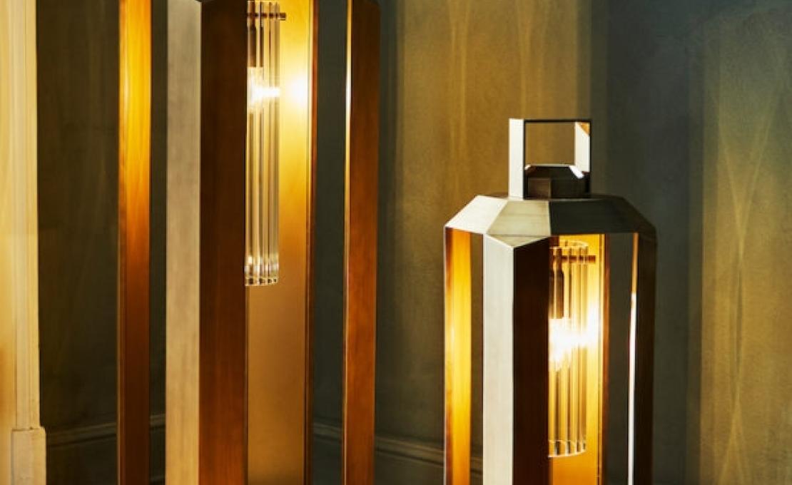 Торшер от фабрики Contardi модель Cube Lantern