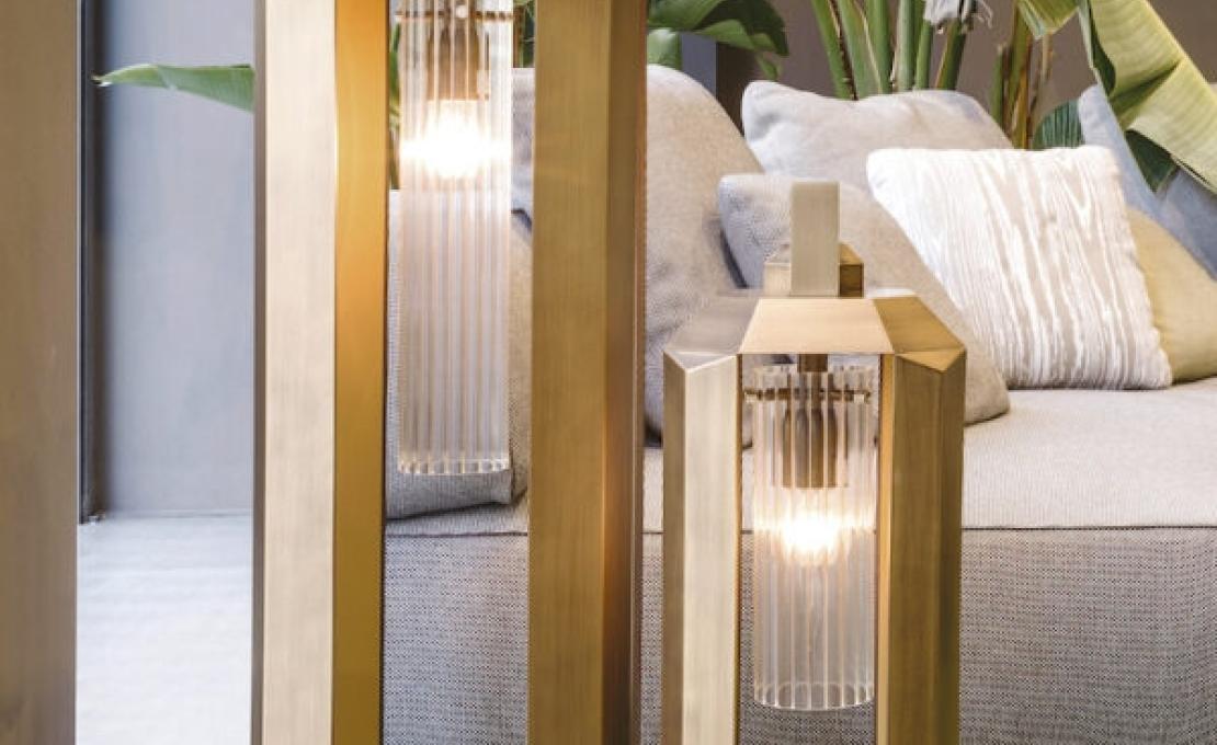 Торшер от фабрики Contardi модель Cube Lantern