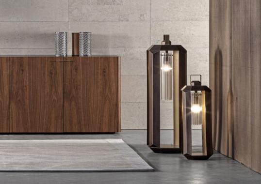 Торшер от фабрики Contardi модель Cube Lantern