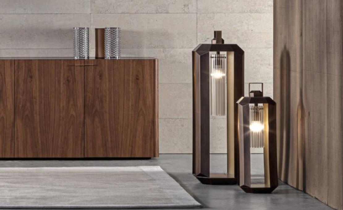 Торшер от фабрики Contardi модель Cube Lantern