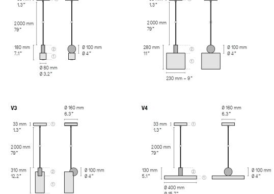 Подвесной светильник CVL Luminaires Calee image 2