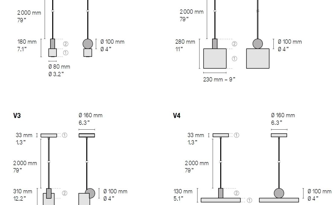 Подвесной светильник от фабрики CVL Luminaires модель Calee Pendant Lamp
