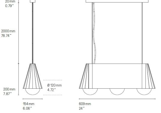 Подвесной светильник CVL Luminaires Cornet image 2
