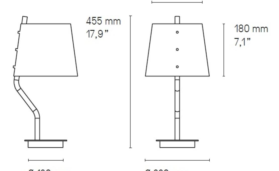 Настольная лампа от фабрики CVL Luminaires модель Couture Table Lamp 