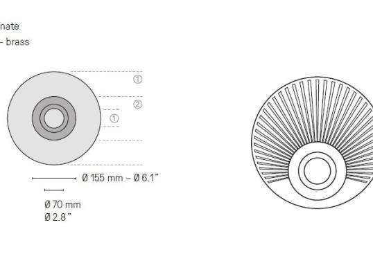 Настенный светильник CVL Luminaires Earth Radian image 2