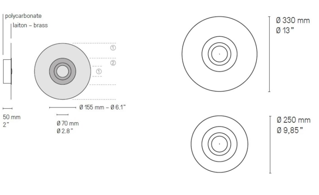Настенный Светильник от фабрики CVL Luminaires модель Earth Sober Wall Lamp