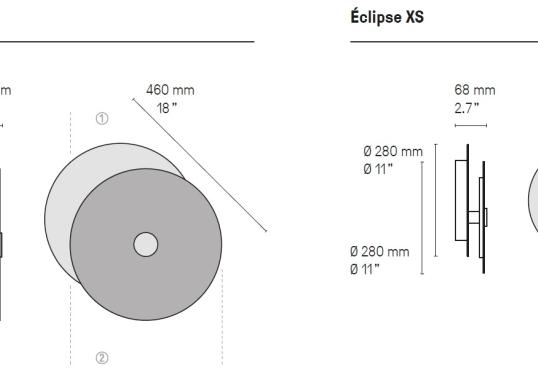 Настенный светильник CVL Luminaires Éclipse image 2
