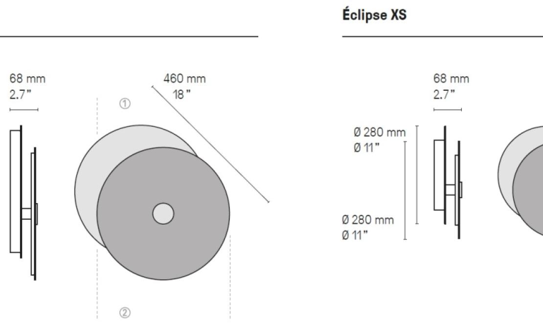 Настенный Светильник от фабрики CVL Luminaires модель Éclipse Wall Lamp