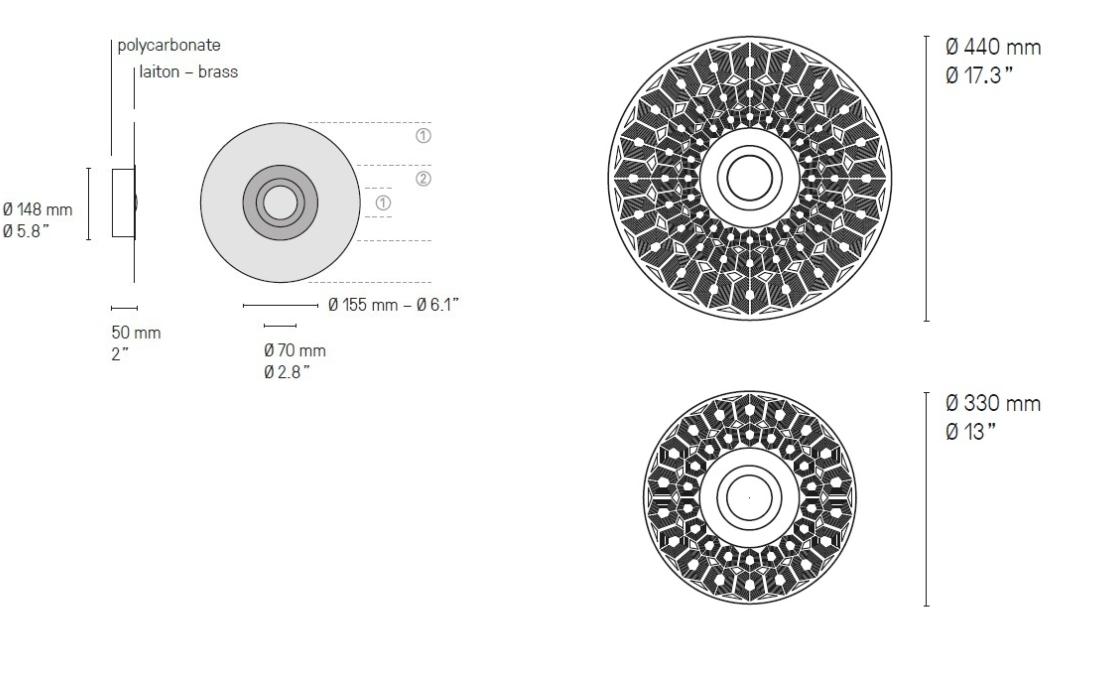Настенный Светильник от фабрики CVL Luminaires модель Earth Turtle Wall Lamp