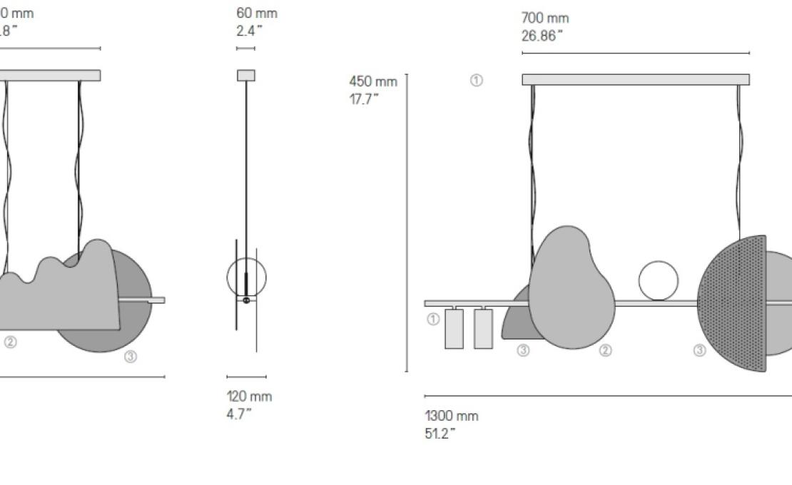 Подвесной светильник от фабрики CVL Luminaires модель Nacho Pendant Lamp 