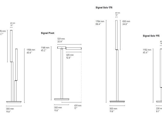 Торшер CVL Luminaires Signal Floor image 2