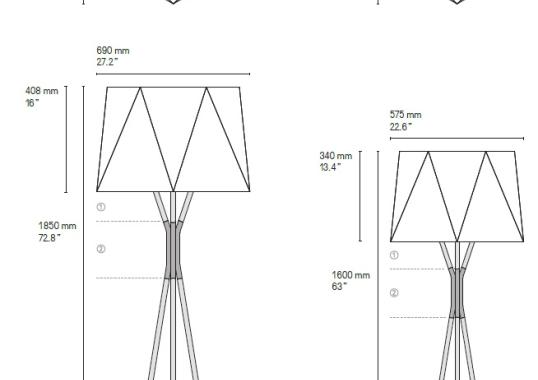 Торшер CVL Luminaires Solitaire Floor image 2
