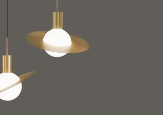 Подвесной светильник от фабрики CVL Luminaires модель Saturne Suspension Lamp