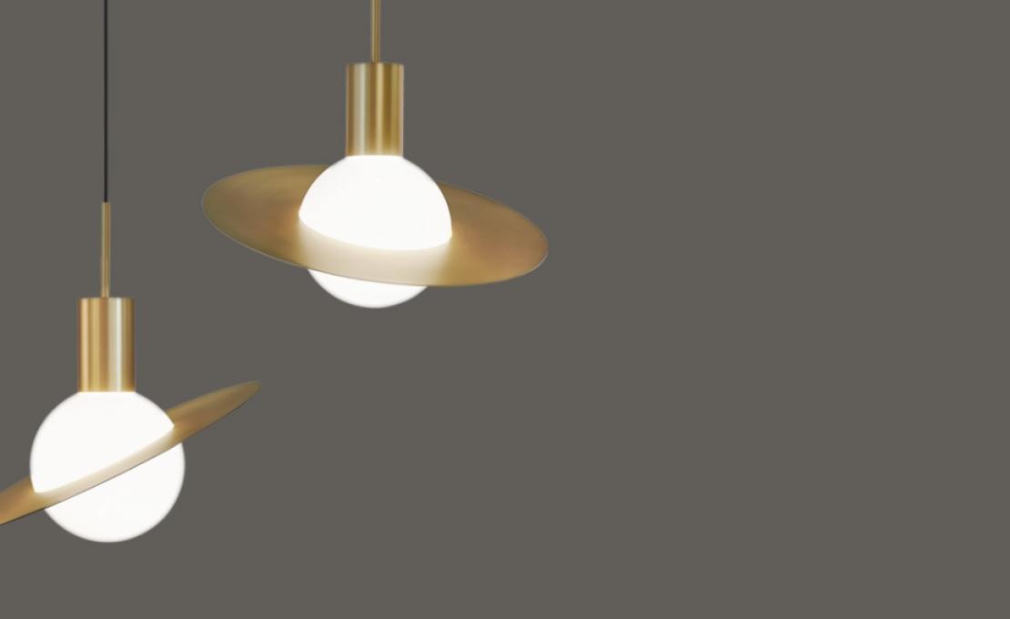 Подвесной светильник от фабрики CVL Luminaires модель Saturne Suspension Lamp
