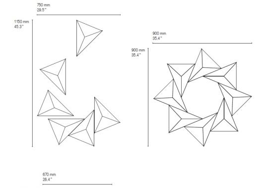 Настенный светильник CVL Luminaires Tetra image 2