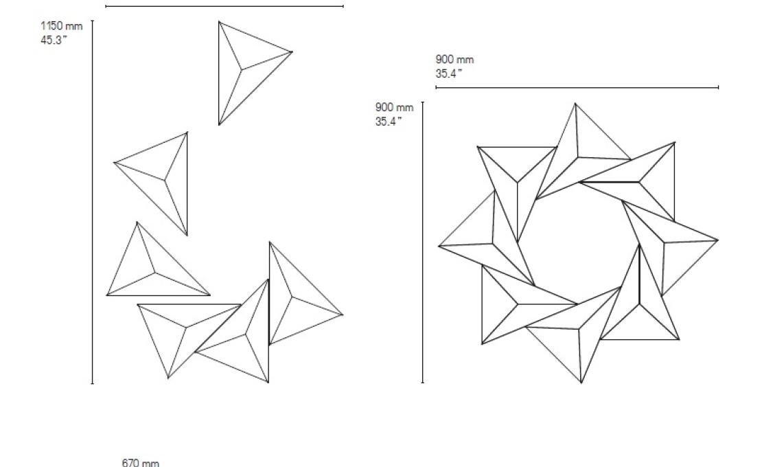 Настенный Светильник от фабрики CVL Luminaires модель Tetra Wall Lamp