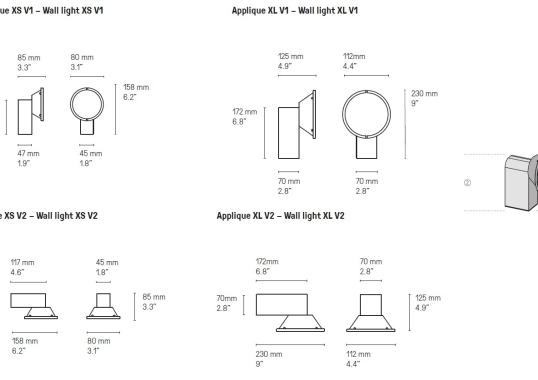 Настенный светильник CVL Luminaires Wonder image 2