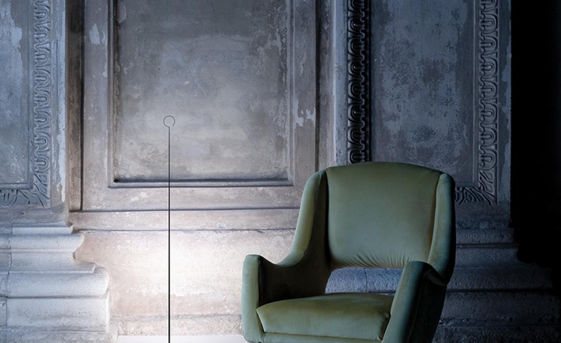 Торшер от фабрики Davide Groppi модель 1A1090400.