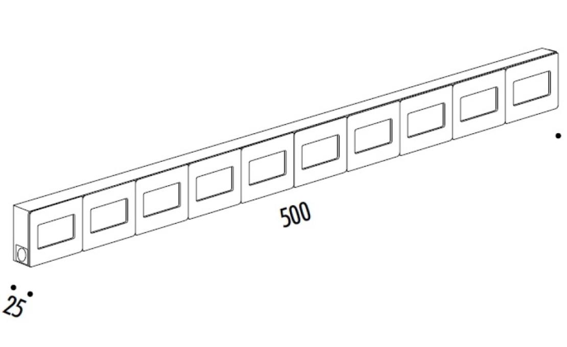 Настенный Светильник от фабрики Davide Groppi модель 1A3410000.00.00 + 1Z1470180