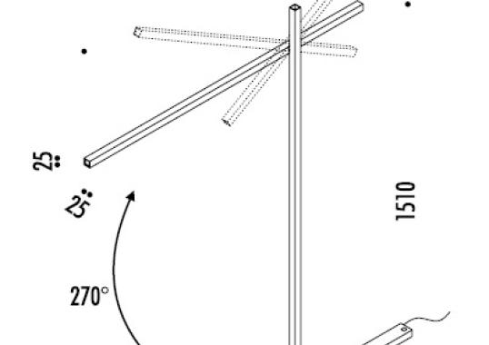 Настольная лампа Davide Groppi Hashi Floor image 2