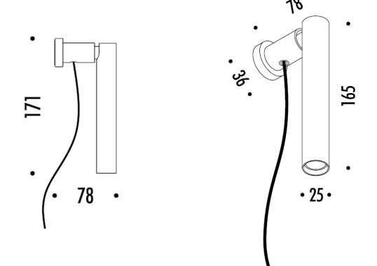 Настенный светильник Davide Groppi Mira Magnetic image 2