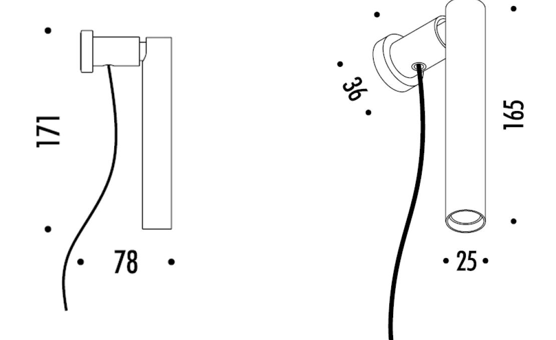 Настенный Светильник от фабрики Davide Groppi модель Mira Magnetic Wall Lamp