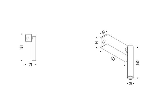 Настенный светильник Davide Groppi Mira Switch image 2