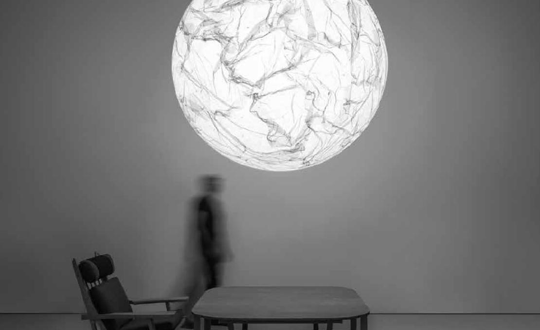 Подвесной светильник от фабрики Davide Groppi модель Moon 120/200 Pendant Lamp