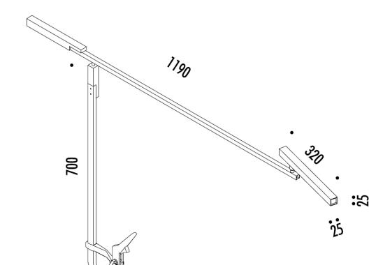 Настольная лампа Davide Groppi 1A2520400. image 2