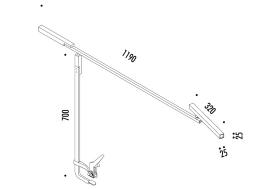 Технические характеристики и чертежи Davide Groppi 1A2520400.