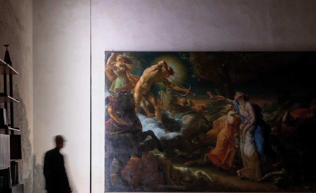 Торшер от фабрики Davide Groppi модель Origine Floor Lamp