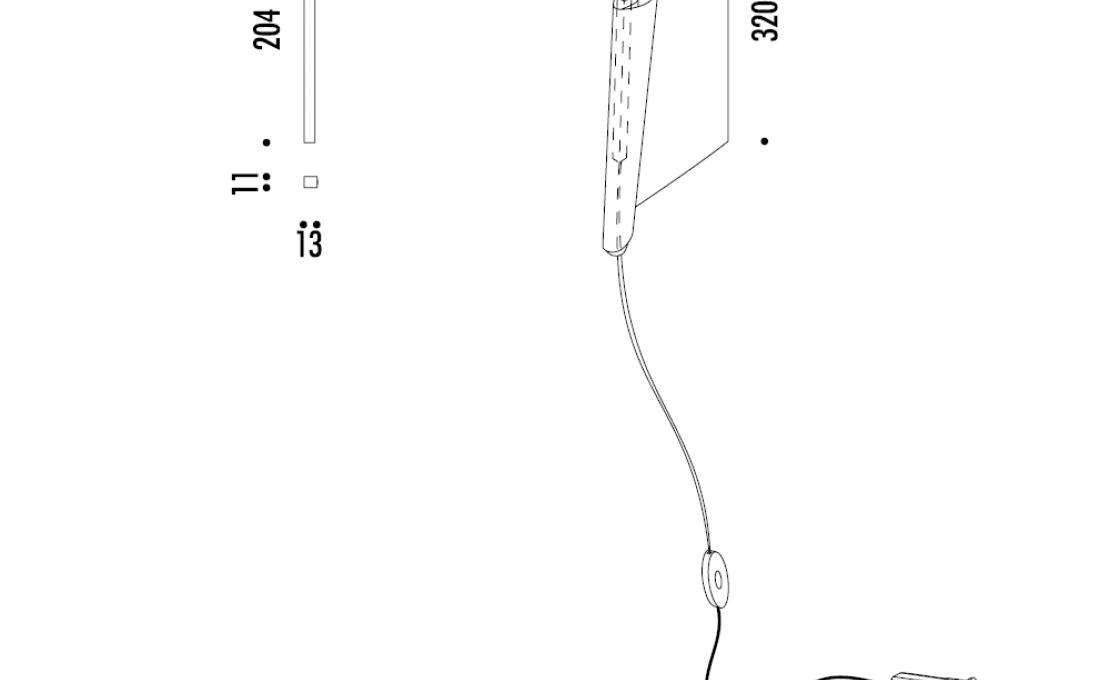 Настенный Светильник от фабрики Davide Groppi модель 1A3390000.30.06