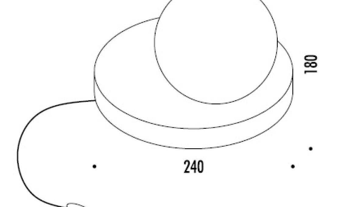 Настольная лампа от фабрики Davide Groppi модель 1A2600000.30.06