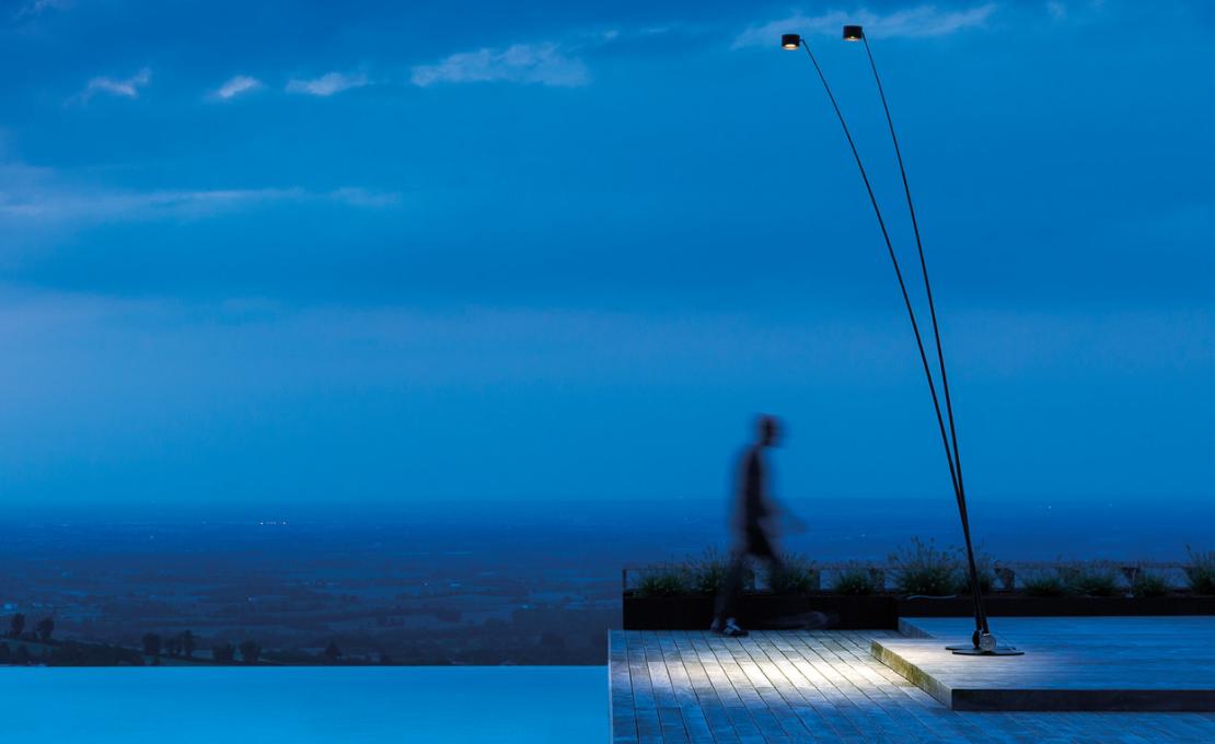 Торшер от фабрики Davide Groppi модель Sampei XXL Outdoor Floor Lamp