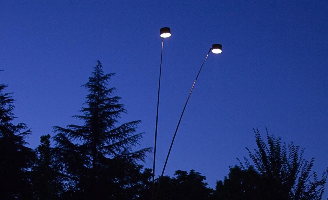 Торшер от фабрики Davide Groppi модель Sampei 440 Outdoor Floor Lamp