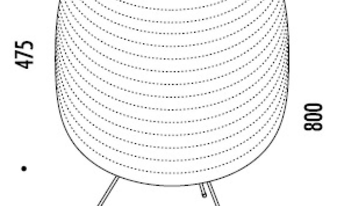 Торшер от фабрики Davide Groppi модель 1A3640000.00.00