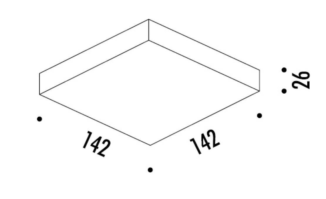 Настенный Светильник от фабрики Davide Groppi модель Sol 1 LED Wall Lamp