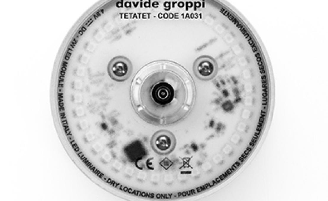 Настольная лампа от фабрики Davide Groppi модель Tetatet Table Lamp