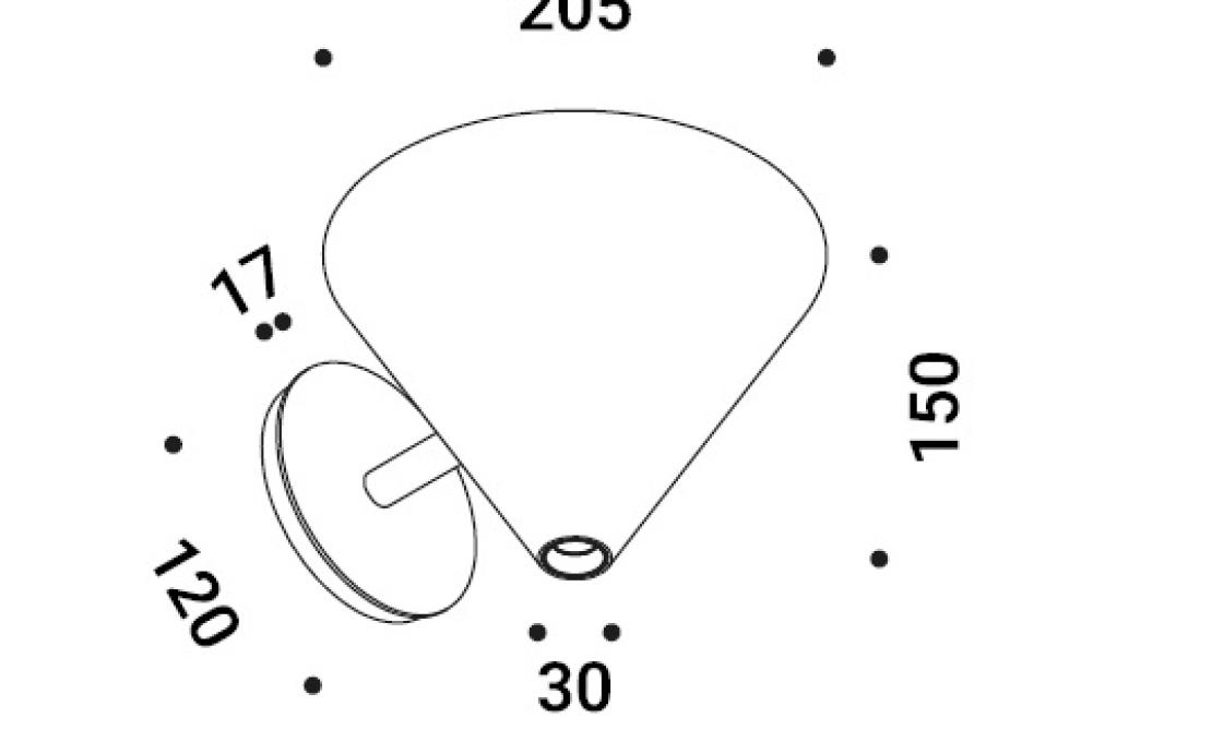 Настенный Светильник от фабрики Davide Groppi модель Viceversa Wall Lamp