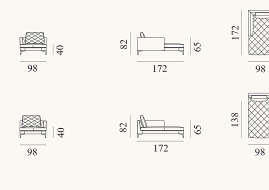 Шезлонг от фабрики De Sede модель DS-48/49
