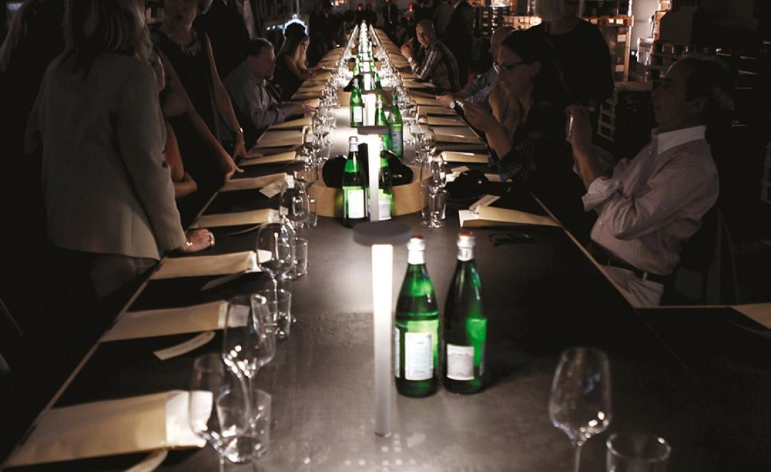 Настольная лампа от фабрики Davide Groppi модель Tetatet Table Lamp