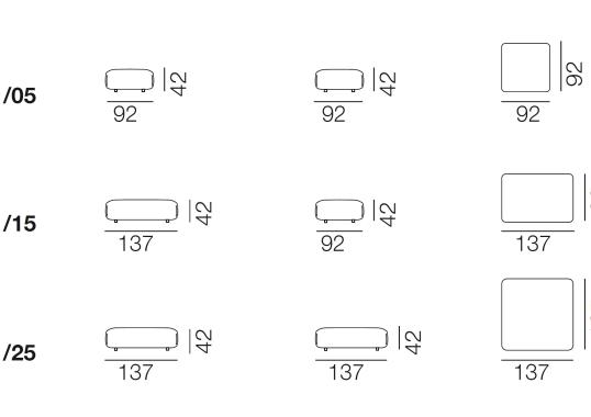 Пуф от фабрики De Sede модель DS-1030-POUF