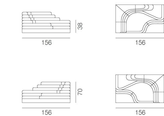 Диван от фабрики De Sede модель DS-1025-SOFA