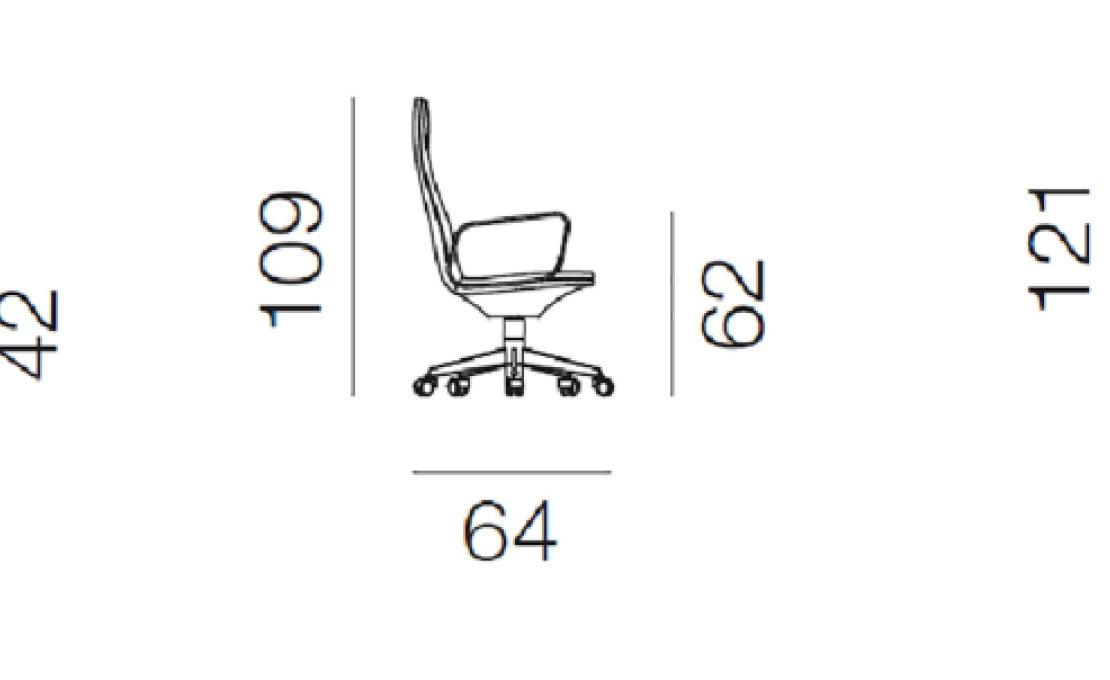 Офисный Стул от фабрики De Sede модель DS-1051/112- DIRECTIONAL 